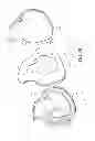 Fig. 43 - Full face respiratory mask with integrated nasal interface