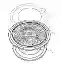 Fig. 01 - Splash-retarding fluid collection system