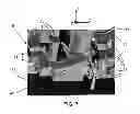 Fig. 07 - Device for assembling two parts made from thermoplastic materials by means of laser-transparent welding, assembly method and associated clamping fitting