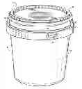 Fig. 01 - Child resistant, tamper evident container