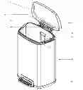 Fig. 01 - Trash can with customizable features