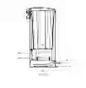 Fig. 07 - Trash can with customizable features