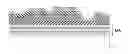 Fig. 01 - Acoustic wave electromechanical device comprising a transduction region and an extended cavity