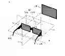 Fig. 02 - Active shutter glasses and three-dimensional image recognition unit