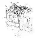 Fig. 06 - Printer cover opening/closing mechanism, and printer