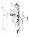 Fig. 08 - Printer cover opening/closing mechanism, and printer
