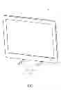 Fig. 02 - Flat panel display having storable pedestal