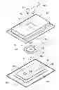 Fig. 01 - Electronic device capable of adjusting orientation of display content in response to rotation of a support