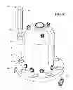 Fig. 09 - Pressurized water reactor with upper vessel section providing both pressure and flow control