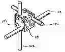 Fig. 01 - JOINT DEVICE FOR RODS AND PANELS