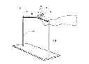 Fig. 01 - Portable physical therapy exercise support stand