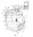 Fig. 02 - Absorbent article with sensor array for body exudate detection