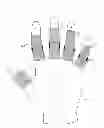 Fig. 01 - Athletic grip enhancing finger gloves