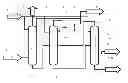 Fig. 01 - Isolation of acrylic acid by means of a distillation column having a side offtake