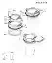 Fig. 33 - Cup lid with integrated container