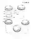 Fig. 40 - Cup lid with integrated container