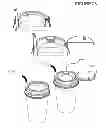 Fig. 43 - Cup lid with integrated container