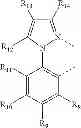 Fig. 07 - Phenyl and fluorenyl substituted phenyl-pyrazole complexes of Ir