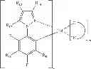 Fig. 08 - Phenyl and fluorenyl substituted phenyl-pyrazole complexes of Ir