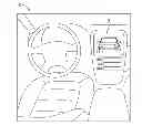 Fig. 01 - Rear view camera display during braking