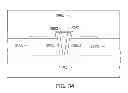 Fig. 35 - Magnetic write head with novel shield structure having latterally extending trailing gap layer and concaved side gap