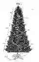 Fig. 02 - Modular lighted tree with trunk electrical connectors