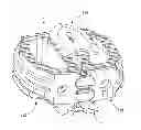 Fig. 01 - Intervertebral implant with integrated fixation