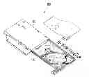 Fig. 01 - Adjustment mechanism for optical pickup head of optical disk drive