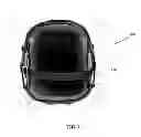 Fig. 02 - Protective head gear with moveable members