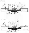 Fig. 03 - Target for spark vaporization with physical limiting of the propagation of the spark