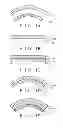 Fig. 02 - Flexible display panel having curvature that matches curved surface of vehicle part