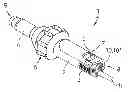 Fig. 01 - Hand-held hot air device with a digital operating device with a universal operating element