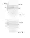 Fig. 24 - Tibial bearing component for a knee prosthesis with improved articular characteristics