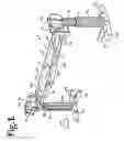 Fig. 02 - Patient positioning support structure with coordinated continuous nonsegmented articulation, rotation and lift, and locking fail-safe device