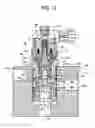 Fig. 11 - Internal-combustion engine having a system for variable actuation of the intake valves, provided with three-way solenoid valves