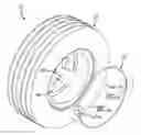 Fig. 01 - Air maintenance pumping assembly and tire
