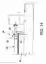 Fig. 08 - Flume system for a filter system including at least one filter having a filter bed that is periodically washed with liquid, gas or a combination thereof