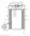 Fig. 01 - Rechargeable battery with cap plate having a protrusion and terminal plate having a longitudinal compression