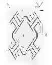 Fig. 06 - MEMS multi-axis gyroscope with central suspension and gimbal structure