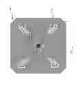 Fig. 07 - MEMS multi-axis gyroscope with central suspension and gimbal structure