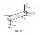 Fig. 12 - Firearm with enhanced handling by dissipating the effects of recoil and muzzle climb