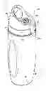 Fig. 01 - Portable beverage container with ultrasonic welded joint and method of making the same