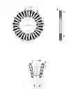 Fig. 06 - Stator assembly structure for axial flux electric machine