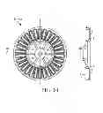 Fig. 08 - Stator assembly structure for axial flux electric machine