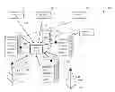 Fig. 01 - Determining the position of a mobile device using the characteristics of received signals and a reference database