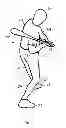 Fig. 02 - Training device and pivotal swing method for improving accuracy of hitting a ball with a bat