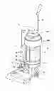 Fig. 01 - Dual stage cyclone vacuum cleaner