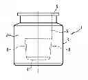 Fig. 01 - Method and device for manufacturing a hollow glass item