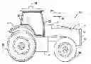 Fig. 01 - Work vehicle having a cooling system with a reversible airflow