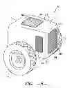 Fig. 06 - Work vehicle having a cooling system with a reversible airflow